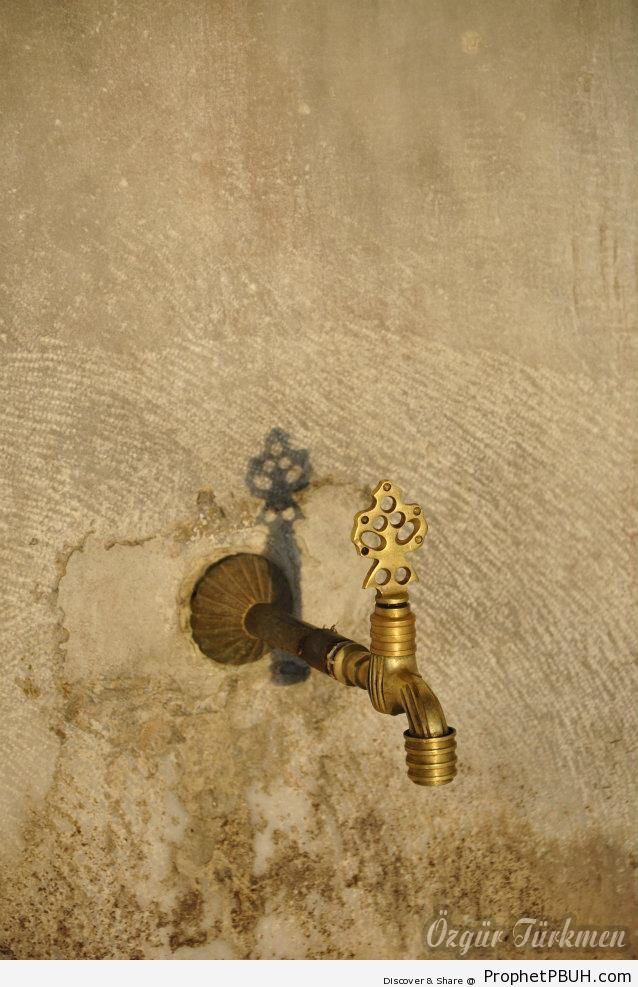 Ablution Faucet at the Blue Mosque (Istanbul, Turkey) - Islamic Architecture