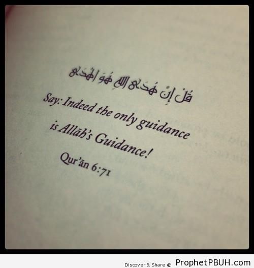 Allah-s Guidance (Quran 6-71; Surat al-An-am) - Quran 6-71
