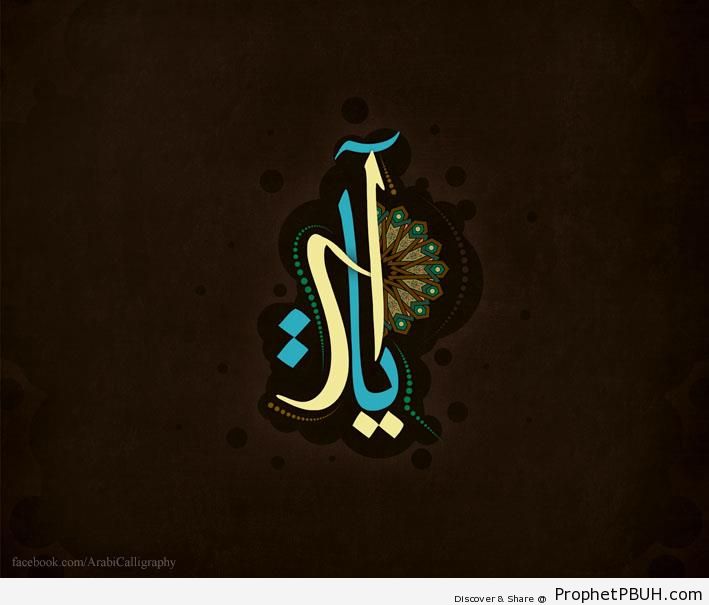 Ayat (-Signs- or -Quranic Verses-) Calligraphy - Ayat (Signs, Quranic Verses) Calligraphy 