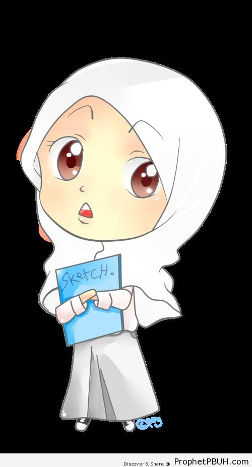Chibi Hijabi Artist - Chibi Drawings (Cute Muslim Characters)