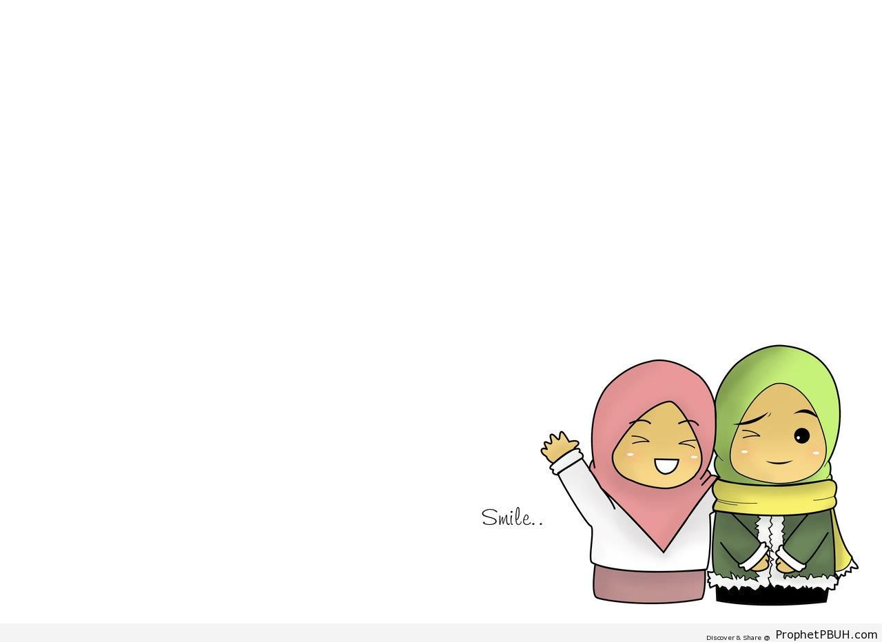 Chibi Hijabis - Chibi Drawings (Cute Muslim Characters) 