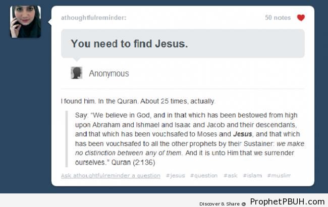 Finding Jesus&in the Quran - Islamic Quotes