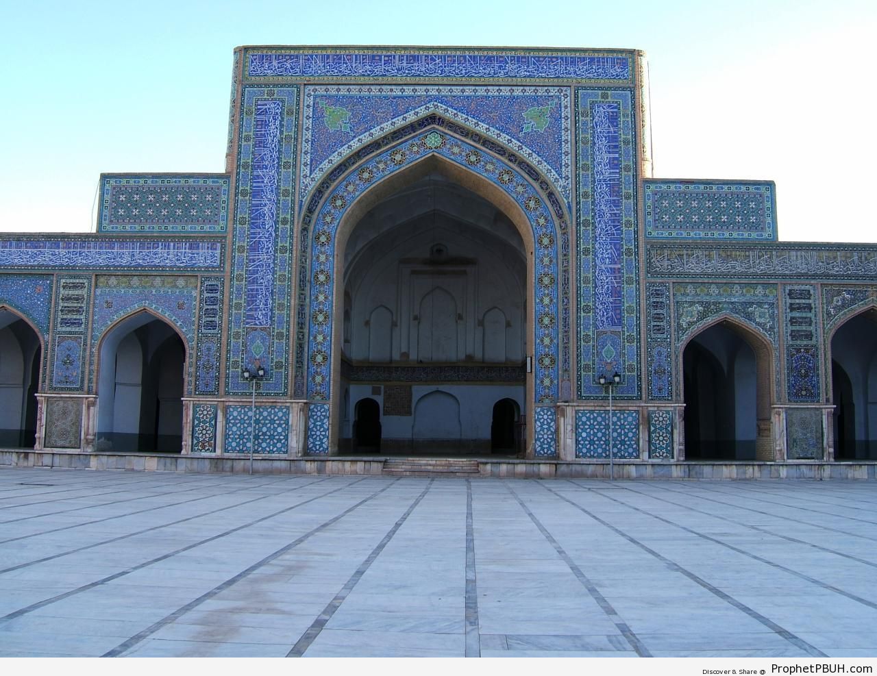 Front View of the Herat Friday Mosque in Afghanistan - Afghanistan Islamic Architecture -Picture