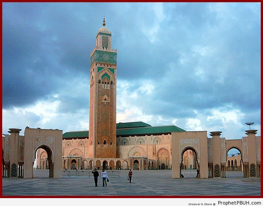 Hassan II Mosque in Casablanca, Morocco - Casablanca, Morocco -Picture