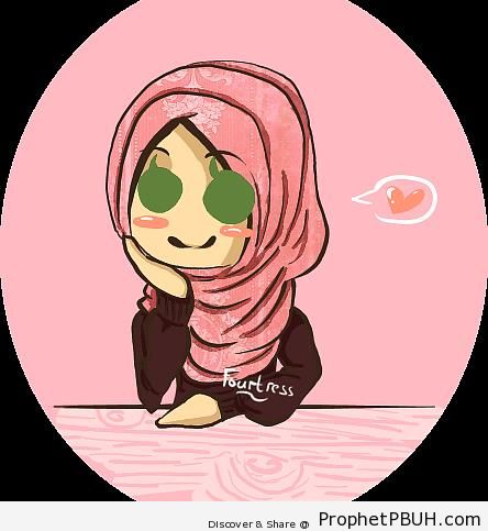 Hijab Cuteness - Drawings