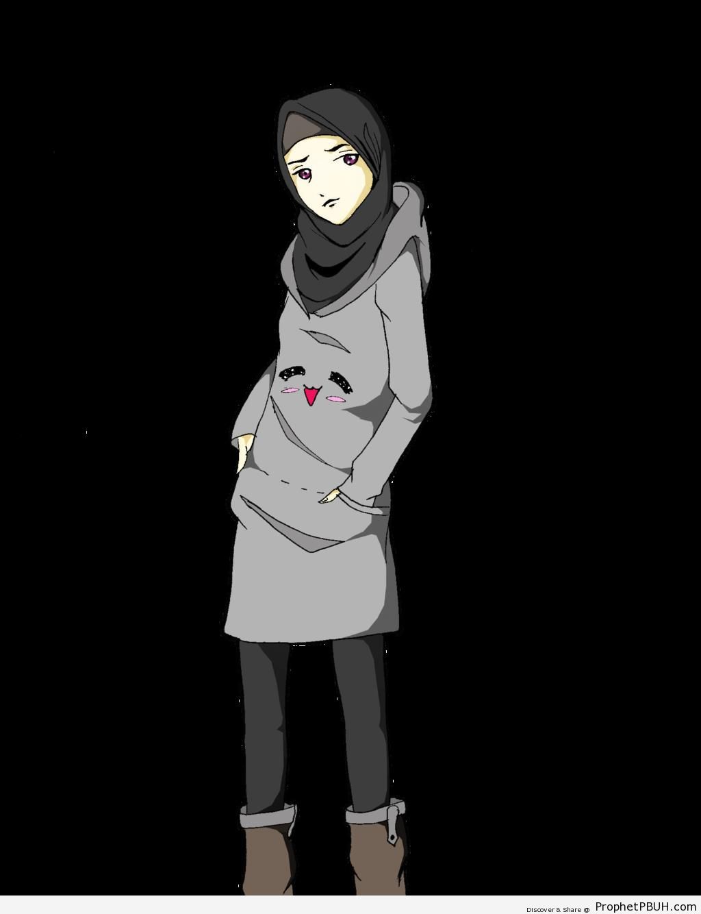 Hip Hijab Drawing - Drawings 