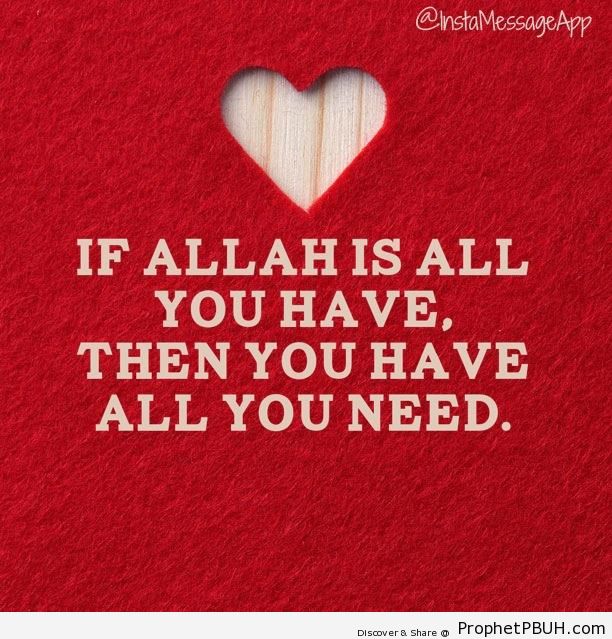 If Allah is all you have - -If Allah is All You Have- Posters 