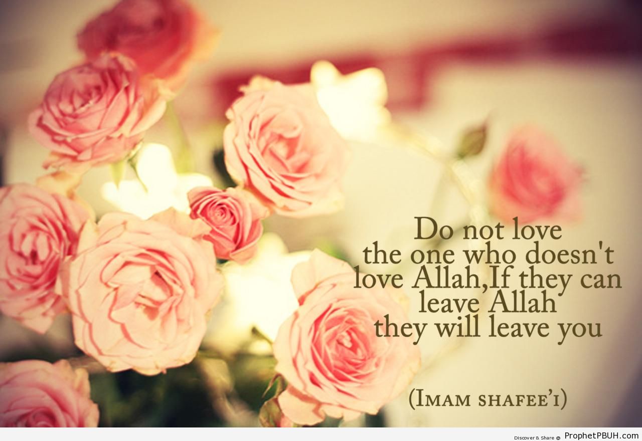Imam Ash-Shafi-i on Love - Imam ash-Shafi`i Quotes 