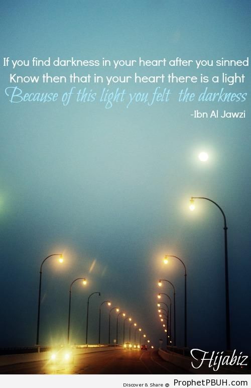 In Your Heart there is a Light - Ibn al-Jawzi Quotes