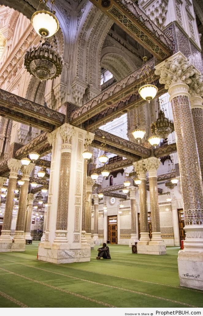 Inside Emir Abdelkader Mosque in Constantine, Algeria - Algeria -Picture