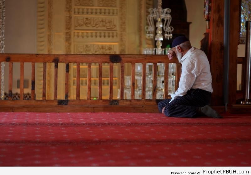 Inside Haci Bayram Mosque in Ankara, Turkey - Ankara, Turkey -Picture