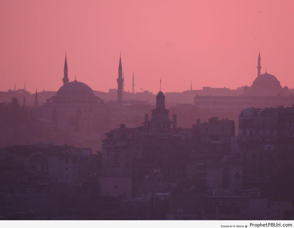 Istanbul Skyline - Islamic Architecture 