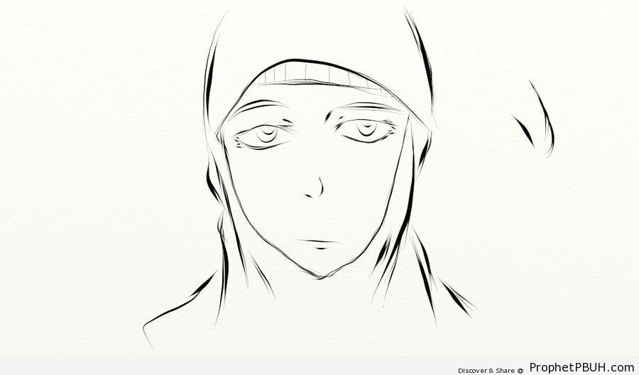 Manga Muslim Drawing - Drawings 
