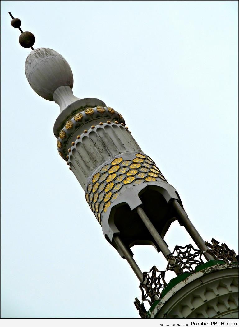 Minaret of Jama Al-Karim Mosque in Gloucester, England - England -Picture
