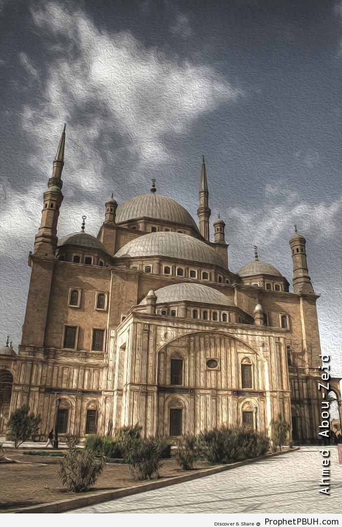 Muhammad Ali Pasha Mosque HDR - Cairo, Egypt -Picture