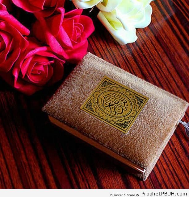 Mushaf and Roses - Mushaf Photos (Books of Quran)