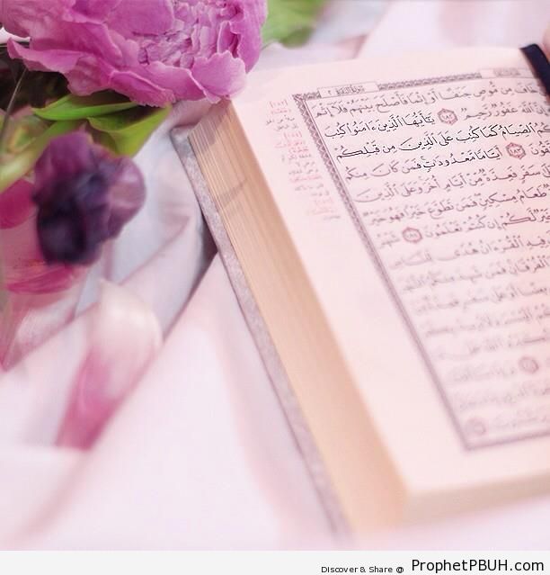 Mushaf on Ramadan Page - Islamic Quotes