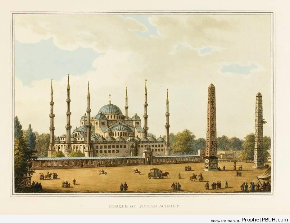 Ottoman Istanbul in 1810 CE Islamic Architecture Prophet PBUH