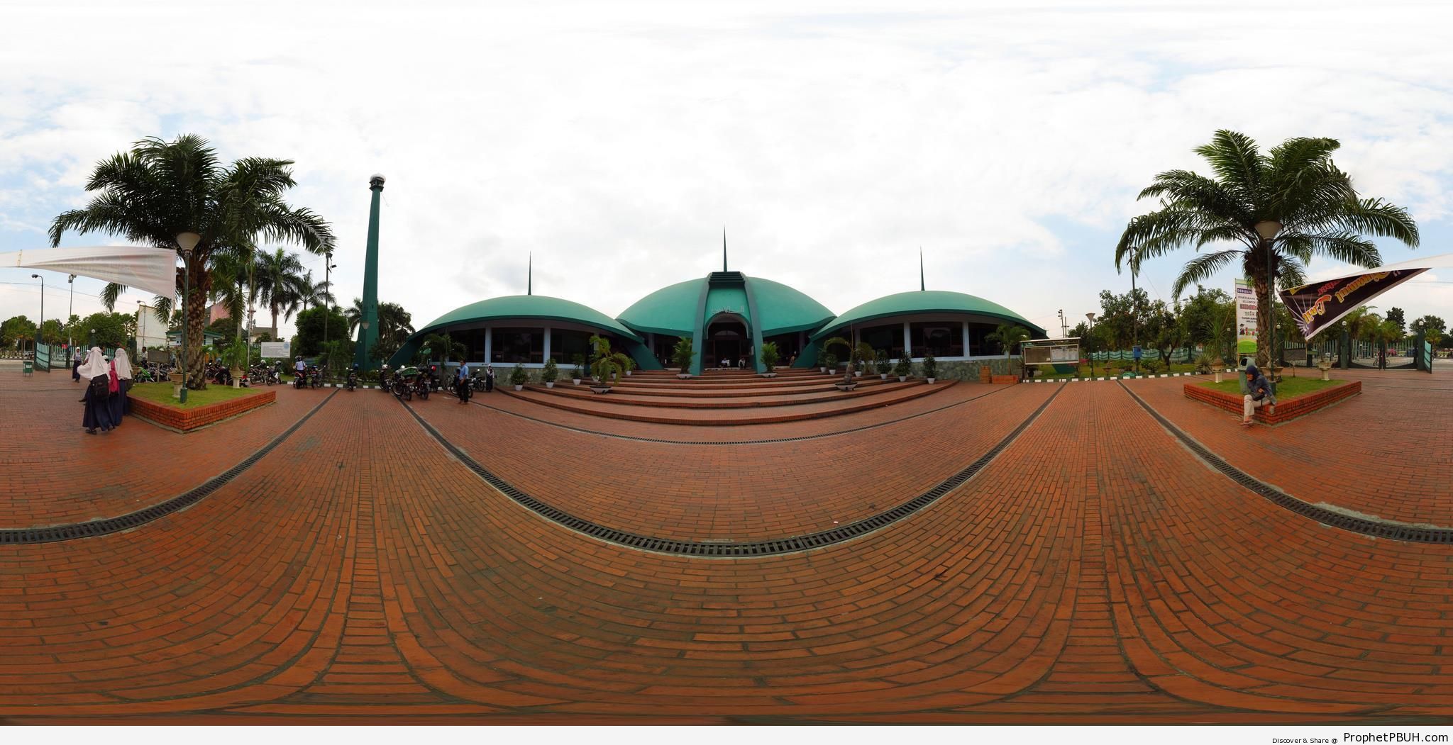 Panorama of Masjid Jami al-Bait al-Amin in Jember, Indonesia - Indonesia -Picture
