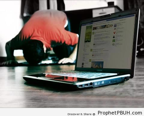 Prayer is Better Than Facebook - Islamic Quotes About Salah (Formal Prayer)