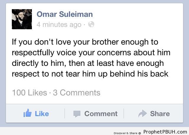 Shaykh Omar Suleiman- If You Don-t Love Your& - Islamic Quotes