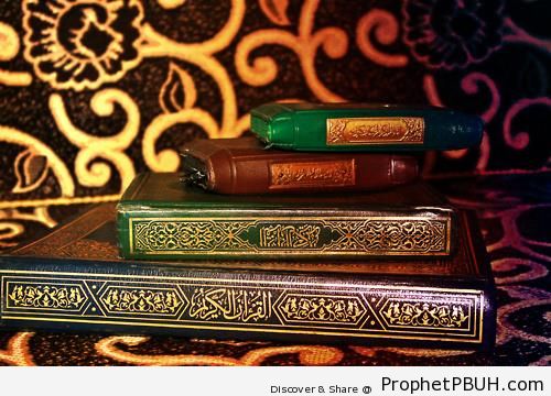 Stack of Mushafs - Mushaf Photos (Books of Quran)