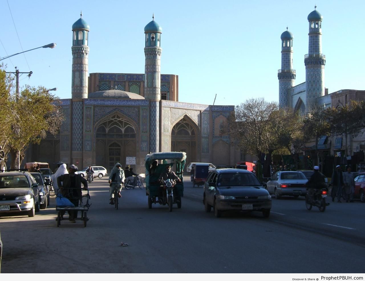 Street View of the Herat Friday Mosque in Afghanistan - Afghanistan Islamic Architecture -Picture