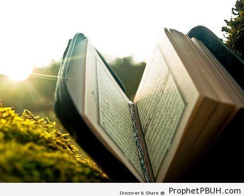 Sun Rays and Quran - Mushaf Photos (Books of Quran)