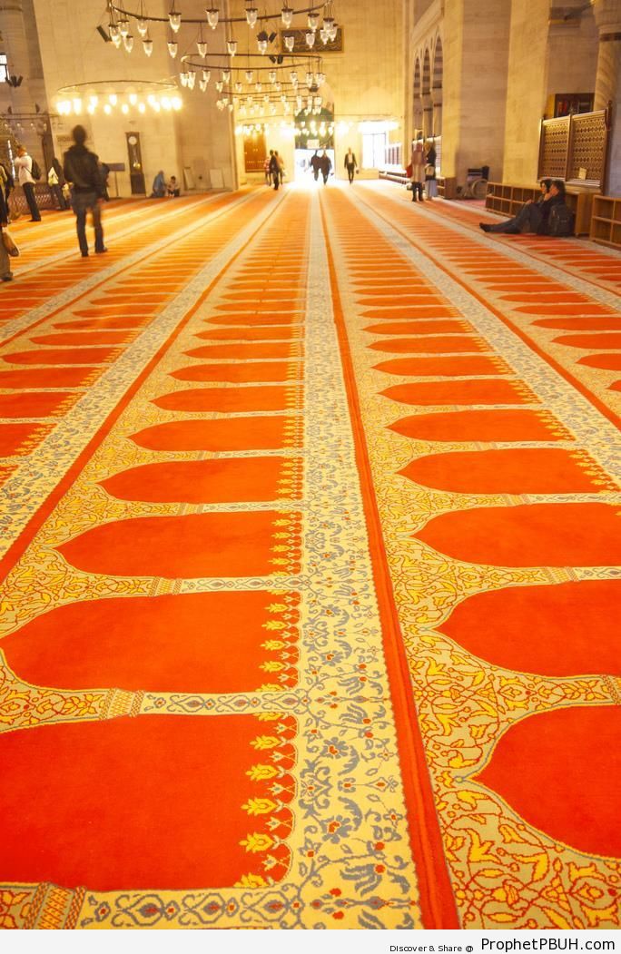 SÃ¼leymaniye Mosque Prayer Hall - Islamic Architecture -Picture