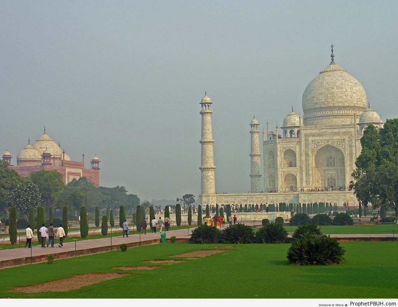 Taj Mahal Gardens - Agra, India -