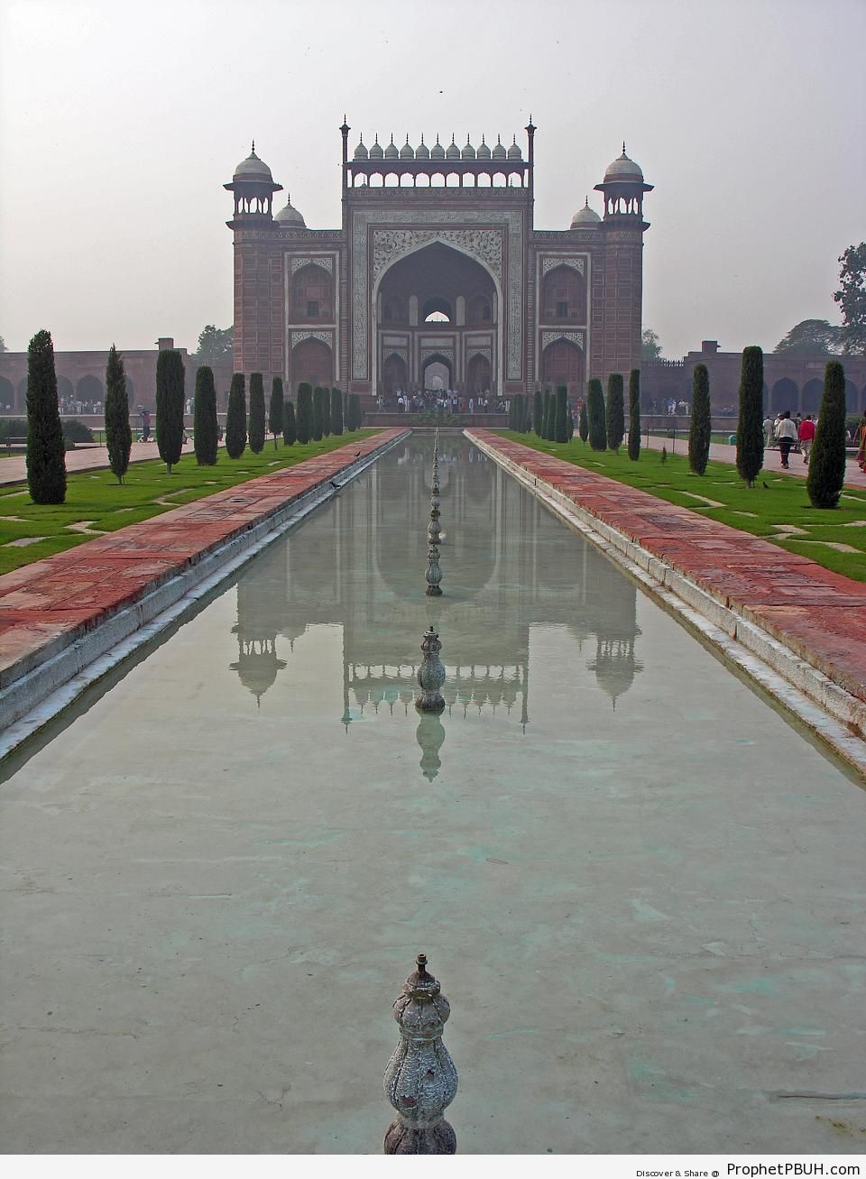 The Great Gate of Taj Mahal - Agra, India -