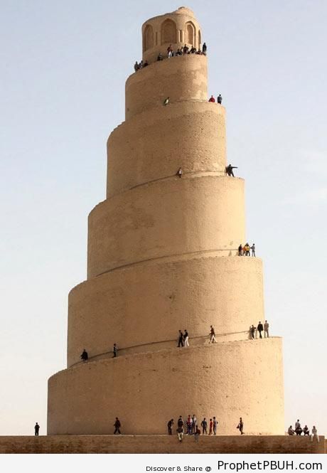 The Malwiya Minaret of the Great Mosque of Samarra (Samarra, Iraq) - Great Mosque of Samarra in Samarra, Iraq