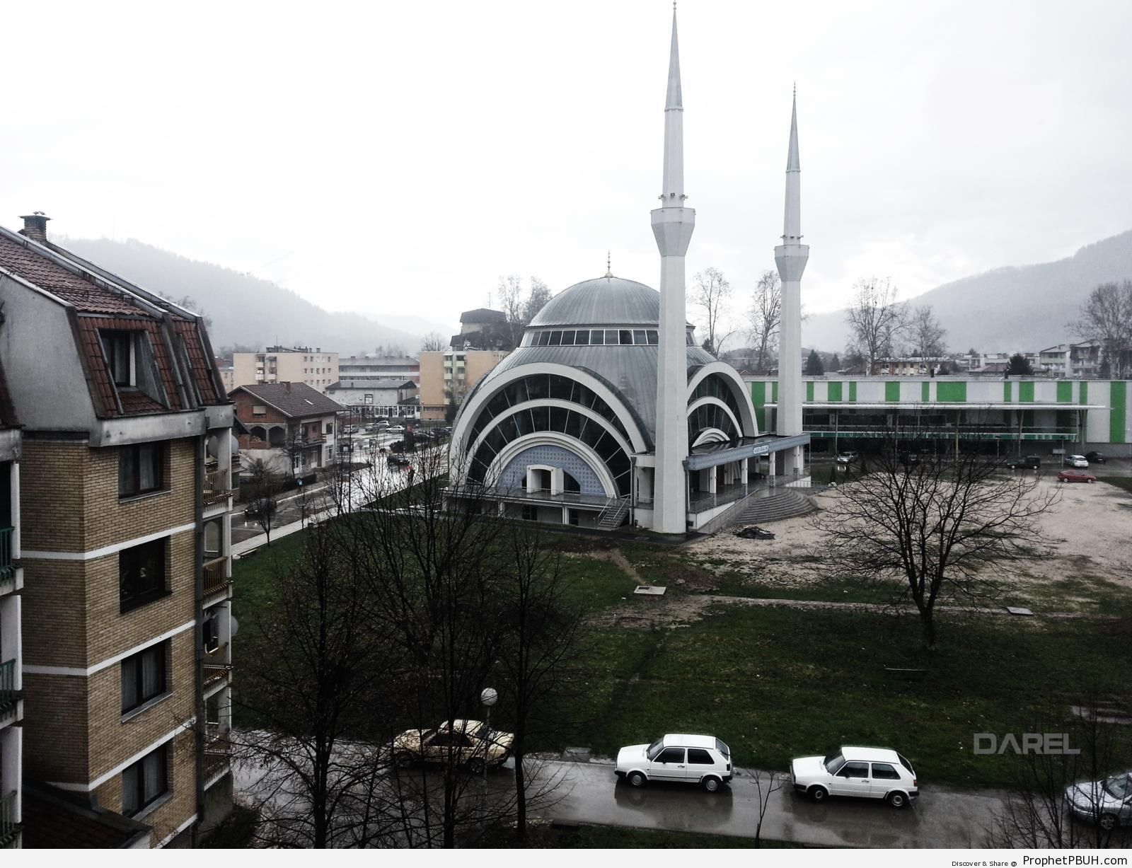 The Newly Built Vali Recep YazÄ±cÄ±oÄŸlu Mosque in Maglaj, Bosnia and Herzegovina - Bosnia and Herzegovina -Picture