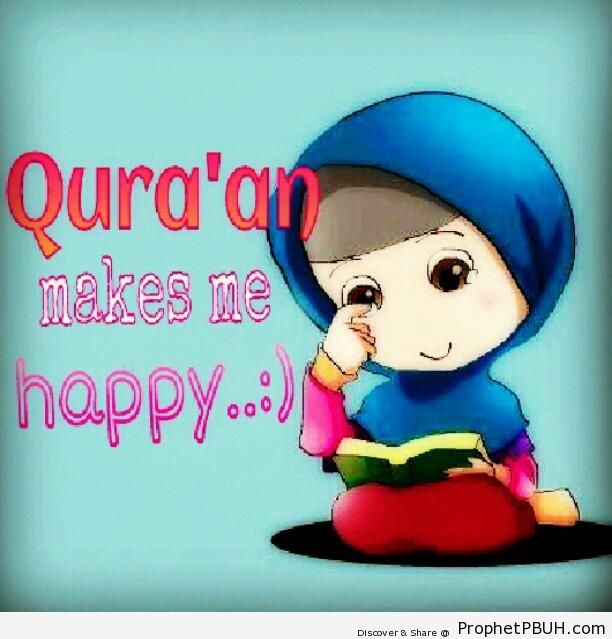 The Quran Makes Me Happy - Drawings