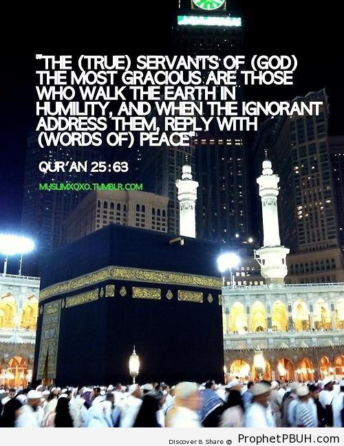 True Servants of God - Islamic Quotes About Humility (Humbleness)