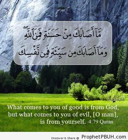 Whatever Comes to You of Good (Surat an-Nisa) - Photos