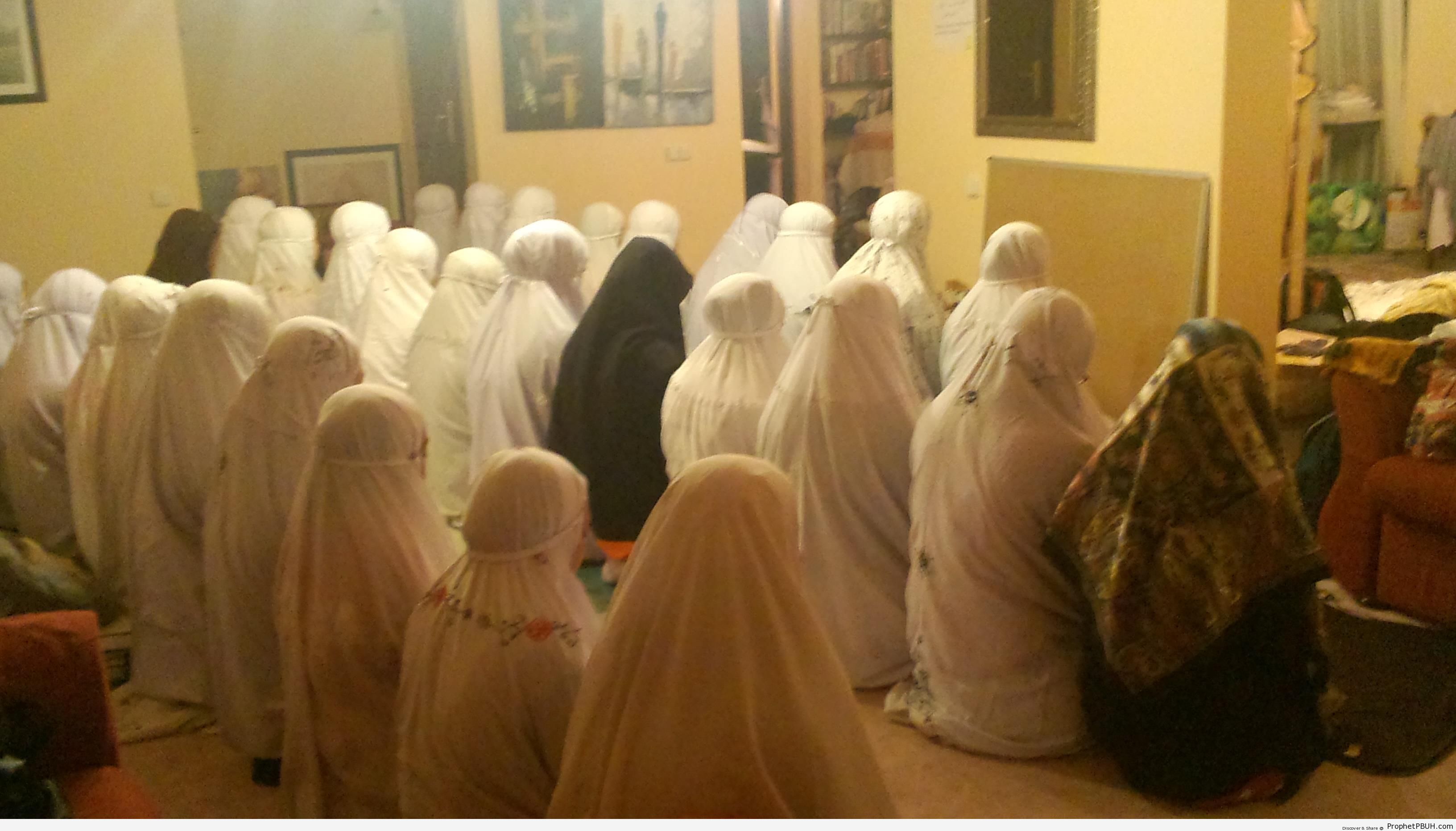 Women Praying for Syria (GlobalQiyamForSyria, Warsaw, Poland) - Muslimah Photos (Girls and Women & Hijab Photos) -