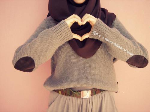 beauty, islam, muslimah, islamic quote, heart, hijab, love, quote