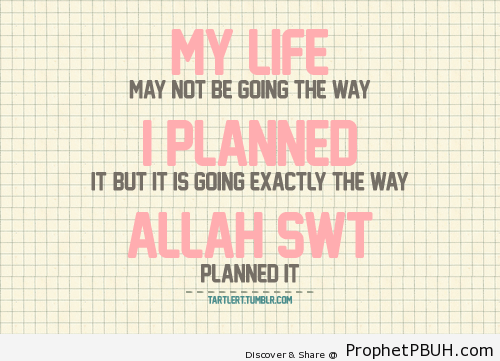 Allah is the best planner - Islamic Quotes, Hadiths, Duas