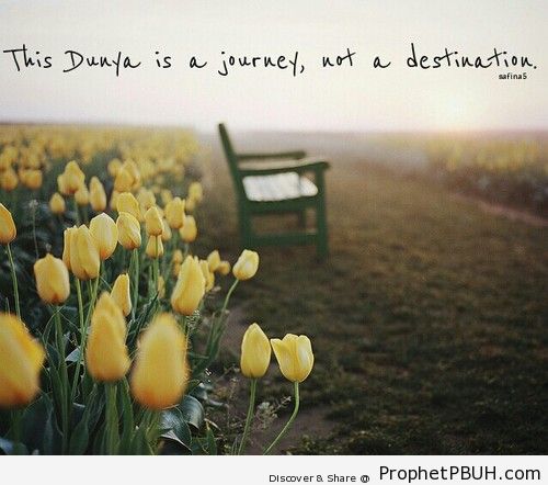 Journey - Islamic Quotes, Hadiths, Duas
