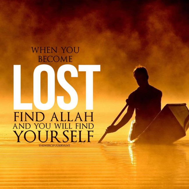 When You are Lost...