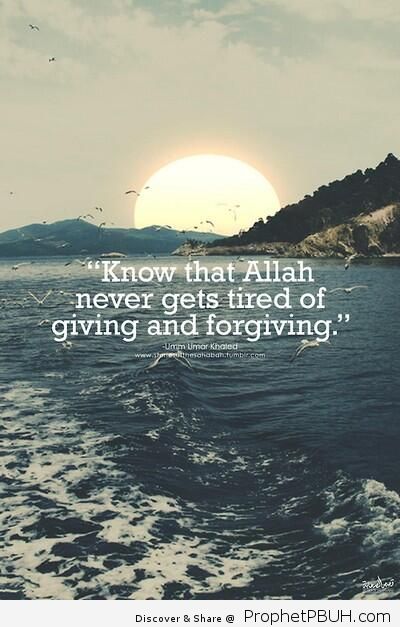 Allah is The Most Forgiving