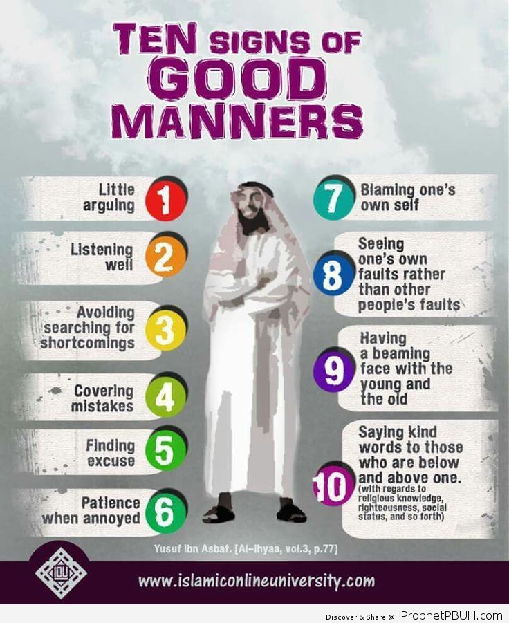 Ten Signs of Good Manners