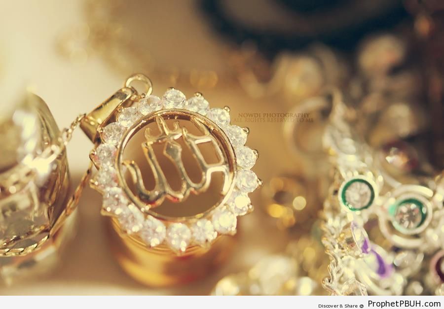 Allah- Design on Jewelry - Photos -