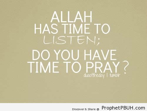 Allah has time - Islamic Quotes About Allah