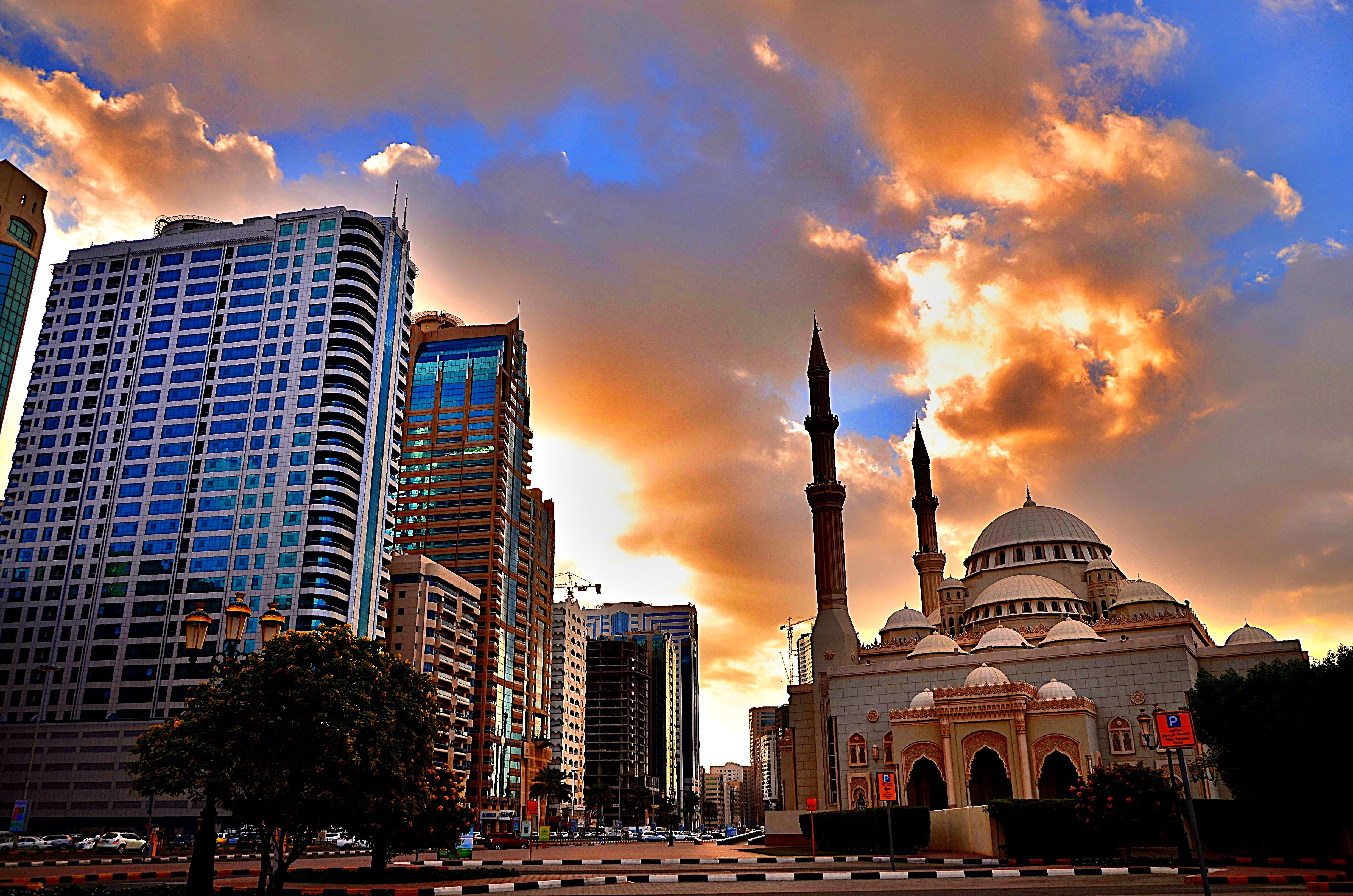 An-Noor Mosque in Sharjah, UAE - Al-Noor Mosque in Sharjah, United Arab Emirates -Picture