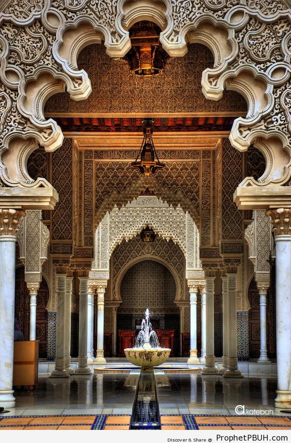Beautiful Islamic Decoration at Morocco House, Putrajaya Botanical Garden - Malaysia