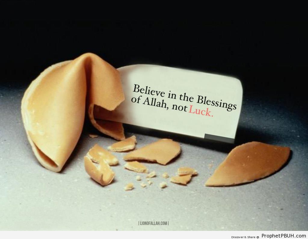 Believe in the Blessings of Allah - Islamic Quotes 
