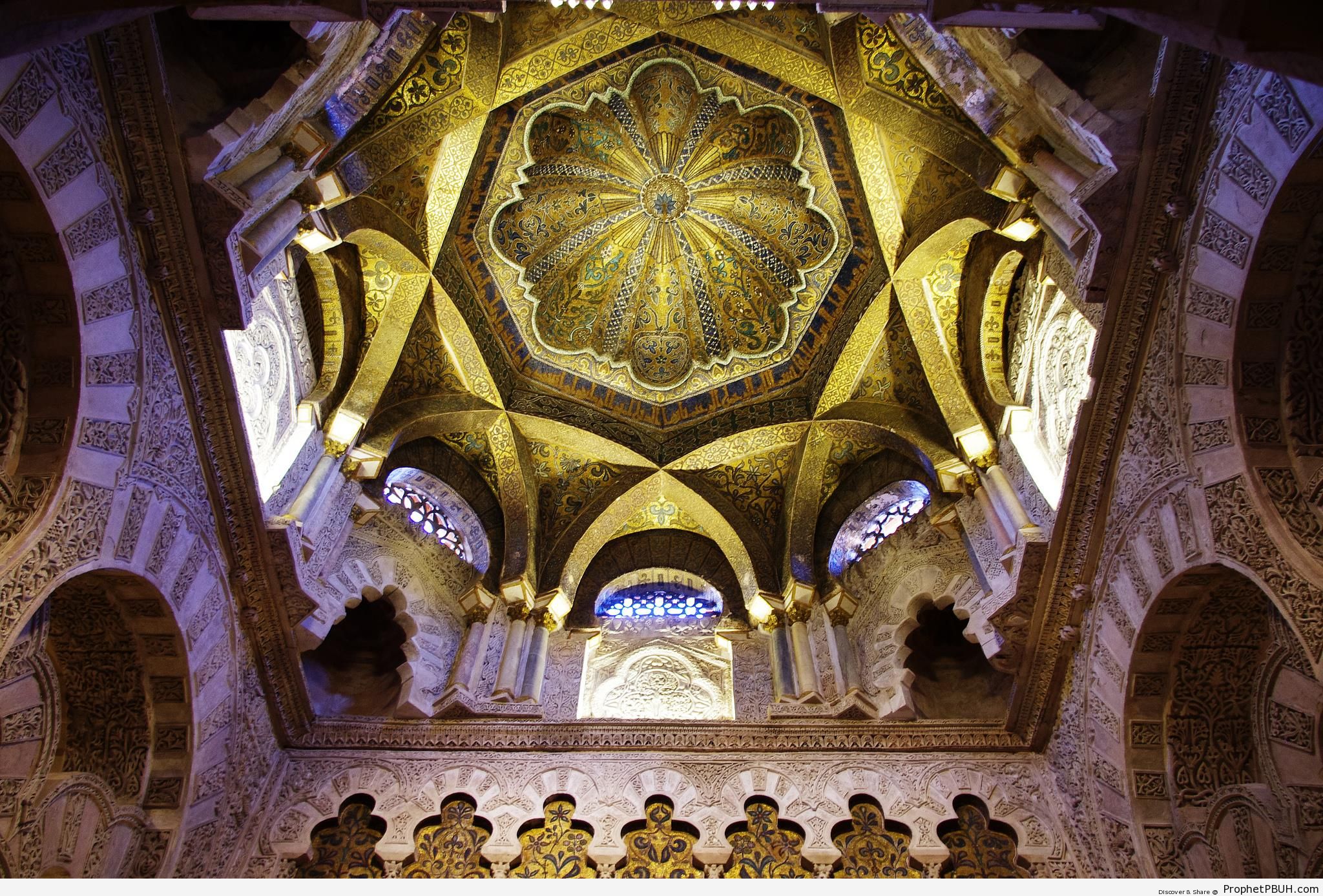 Ceiling of The Great Mosque of CÃ³rdoba (Qurtubah) in Andalusia, Spain - Andalusia, Spain -Picture