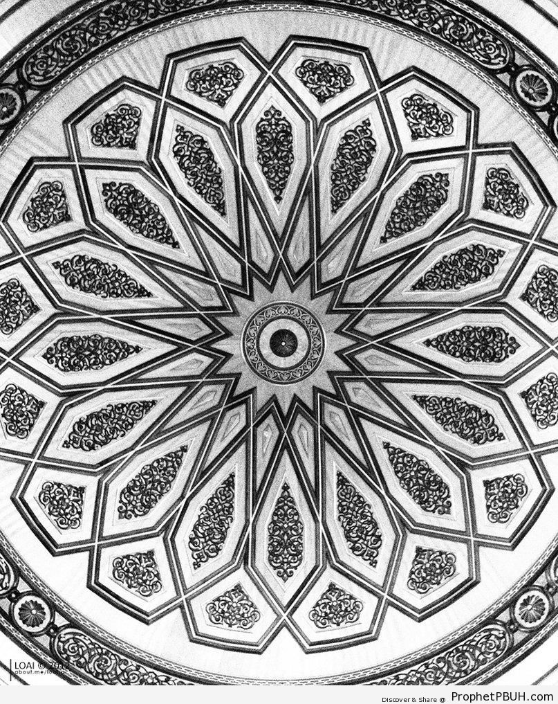 Circular Arabesque - Zakhrafah-Arabesque (Islamic Artistic Decoration) 